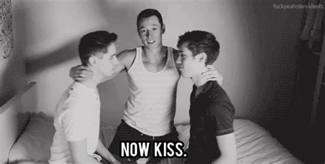 The perfect Chuy Gay Kiss Shut Up And Kiss Me Kiss Me Animated GIF for your conversation. . Gay kiss gif
